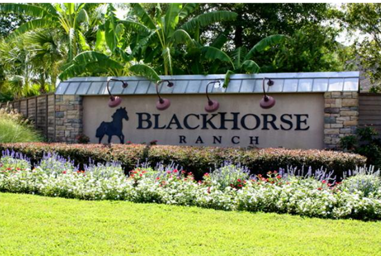 Blackhorse Ranch community entrance — Cypress TX 77433