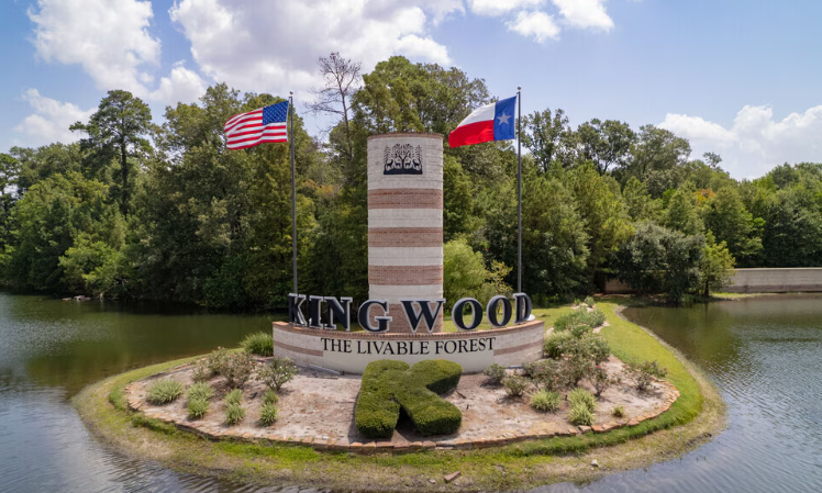 Kingwood The Livable Forest monument Houston Texas — family law attorney Houston TX serving Kingwood