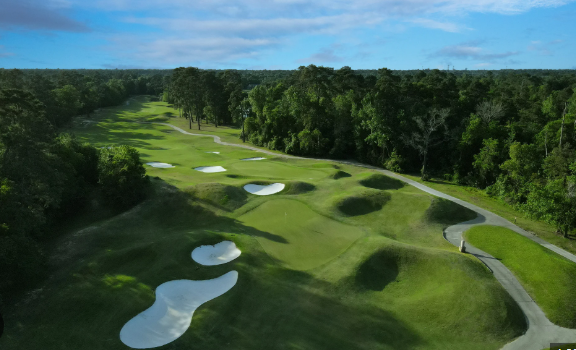 Kingwood Country Club golf course aerial fairways forest &mdash; high-asset divorce attorney Kingwood TX