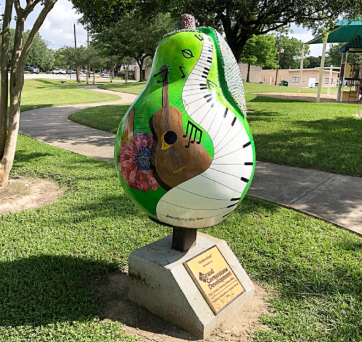 Pearland Pear-Scape Trail piano art — family law attorney Pearland TX